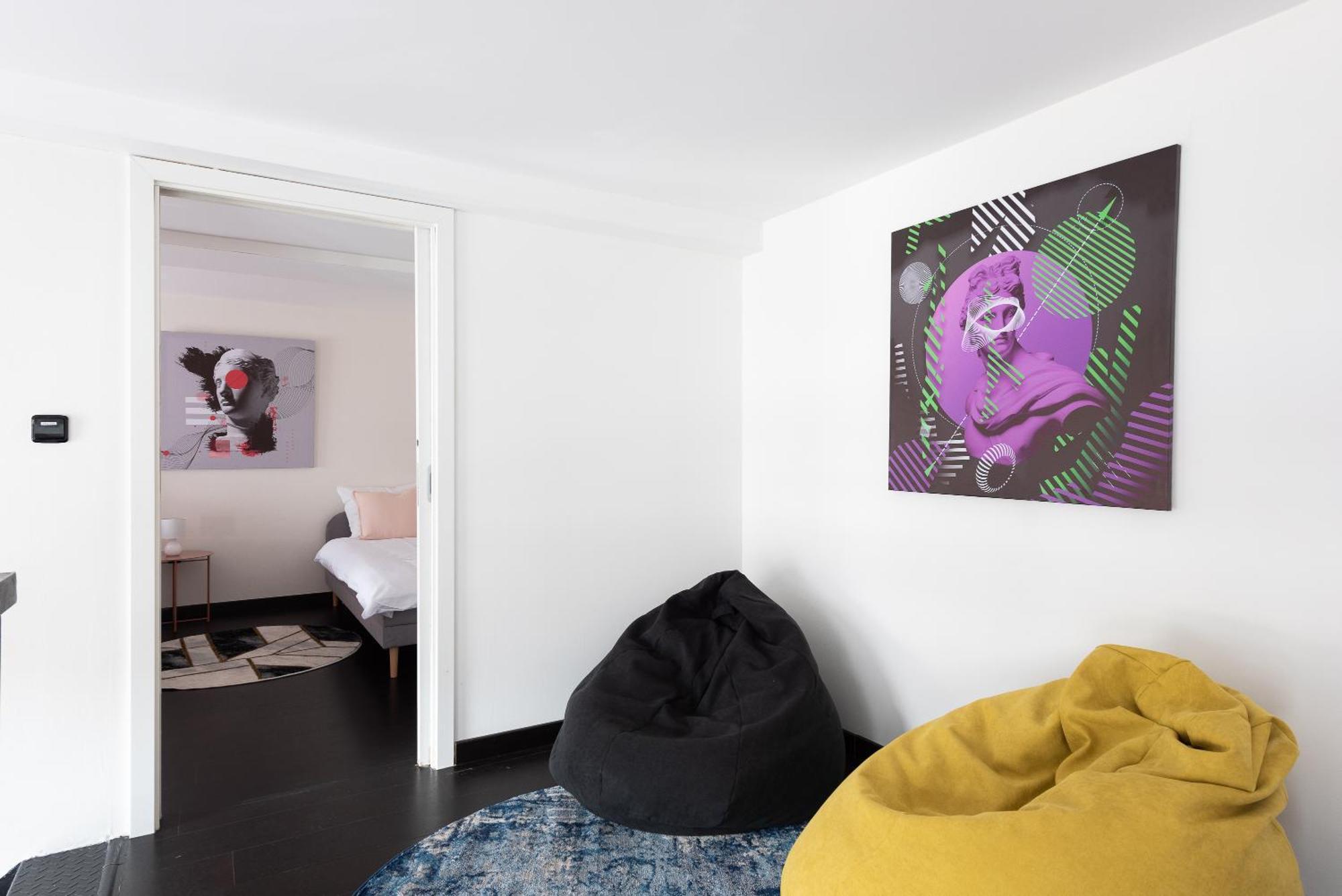 Apartments With Large Balcony, Parking Prága Kültér fotó